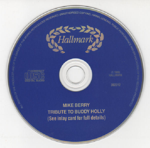 Mike Berry : A Tribute To Buddy Holly (CD, Comp)