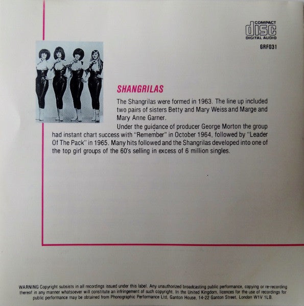 The Shangri-Las : The Shangri-Las (CD, Comp)