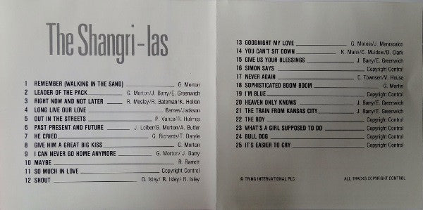 The Shangri-Las : The Shangri-Las (CD, Comp)