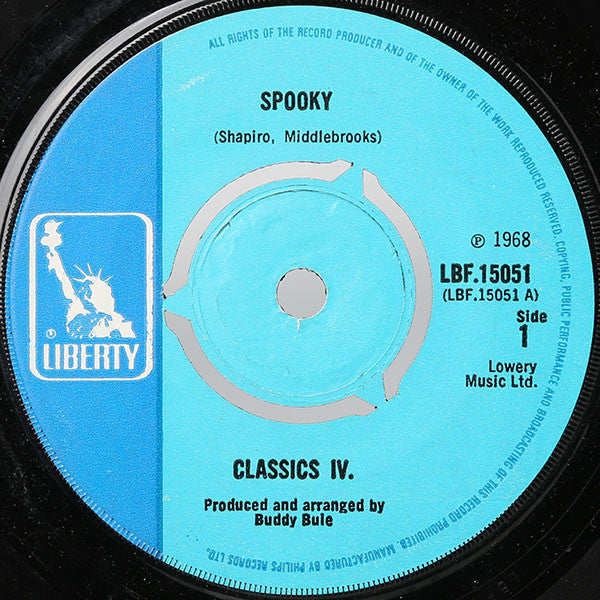 Classics IV* : Spooky / Poor People (7", Single)