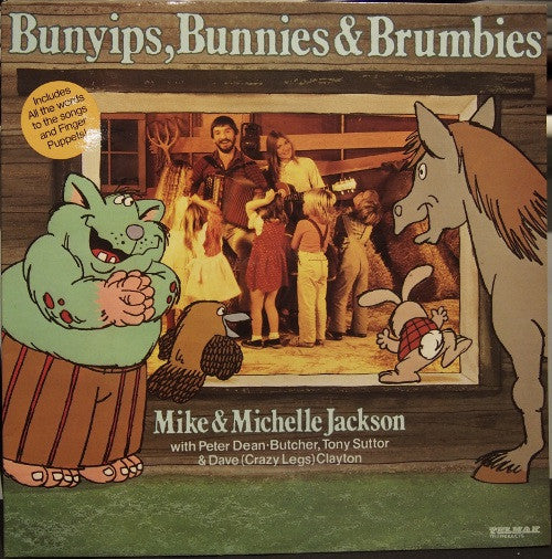 Mike & Michelle Jackson : Bunyips, Bunnies & Brumbies (LP, Album, Gat)