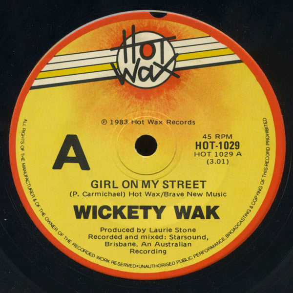 Wickety Wak : Girl On My Street (7")