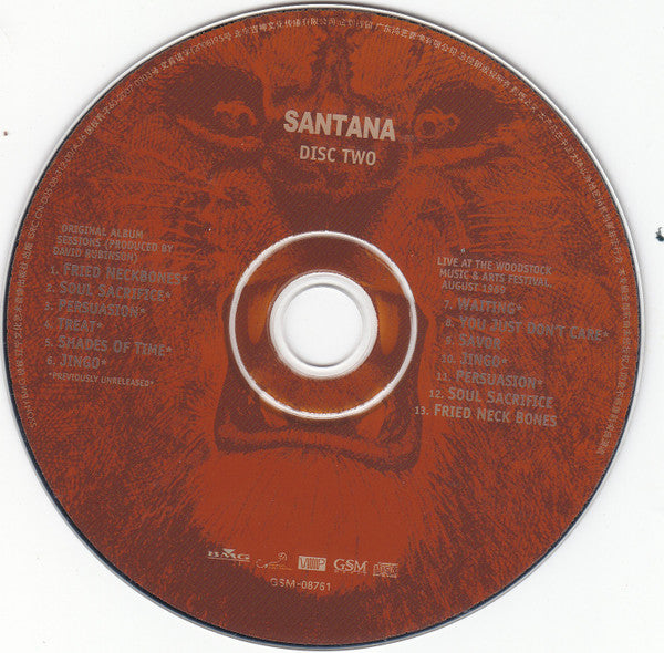 Santana : Santana (2xCD, Album, RE, RM)