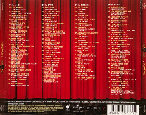 Various : RocKwiz Uncovered (4xCD, Comp)