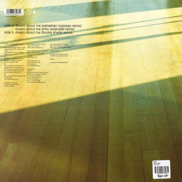 Moby : Dream About Me (12", Single)