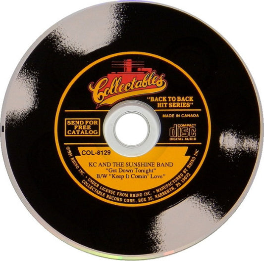 KC And The Sunshine Band* : Get Down Tonight / Keep It Comin' Love (CD, Single)