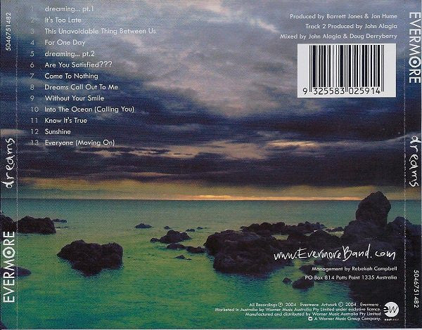 Evermore : Dreams (CD, Album)