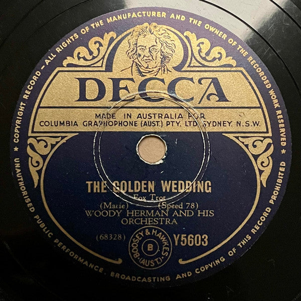 Woody Herman And His Orchestra : Five O'Clock Whistle / The Golden Wedding (Shellac, 10", RP)
