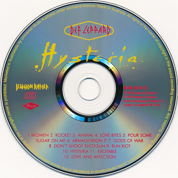 Def Leppard : Hysteria + Adrenalize (CD, Album, RE + CD, Album, RE + Comp)