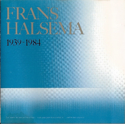 Frans Halsema : 1939-1984 (CD, Comp, RP)