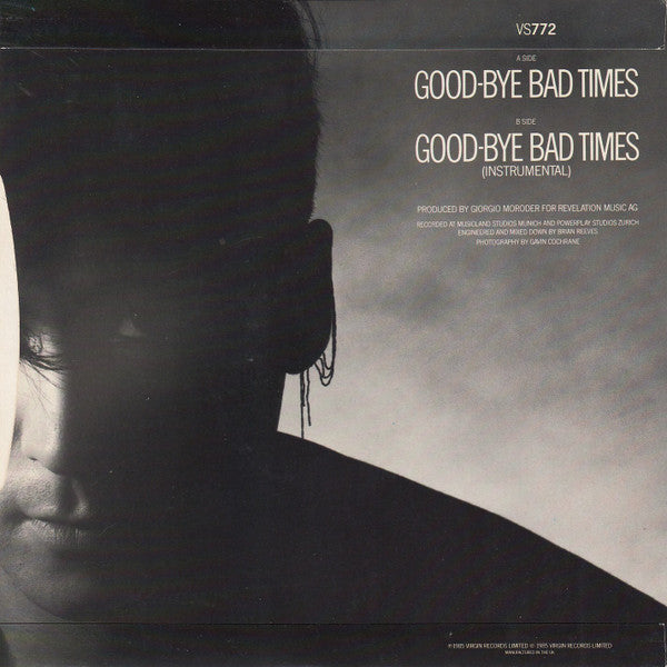 Philip Oakey & Giorgio Moroder : Good-Bye Bad Times (7", Single)