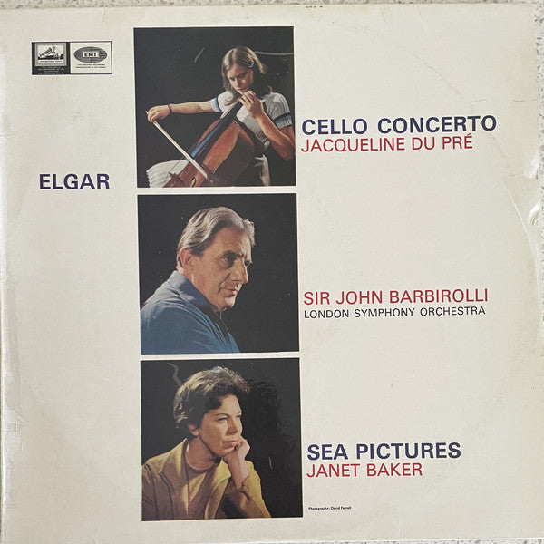 Elgar*, Jacqueline Du Pré, Sir John Barbirolli, London Symphony Orchestra, Janet Baker : Cello Concerto / Sea Pictures (LP)
