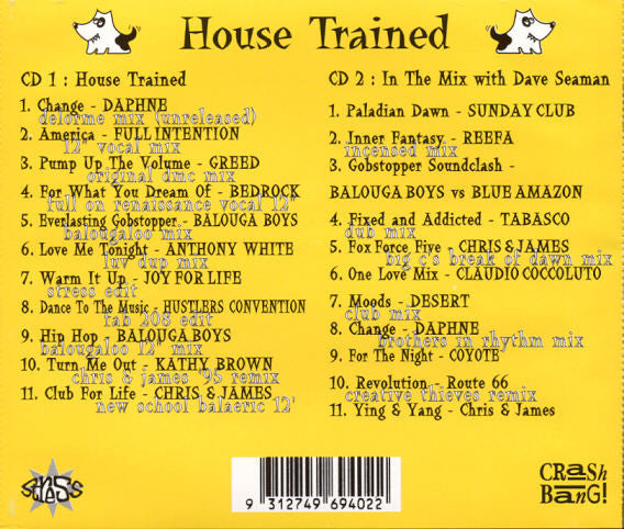 Various : House Trained - Stress Records (CD, Comp + CD, Comp, Mixed)