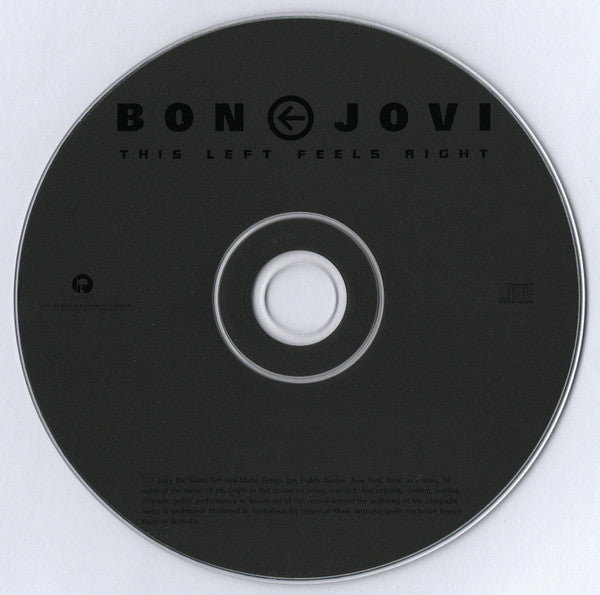 Bon Jovi : This Left Feels Right (CD, Album, Enh)