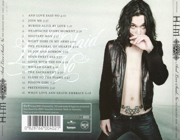 HIM (2) : And Love Said No: The Greatest Hits 1997-2004 (CD, Comp, RE)