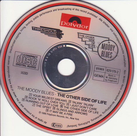 The Moody Blues : The Other Side Of Life (CD, Album)