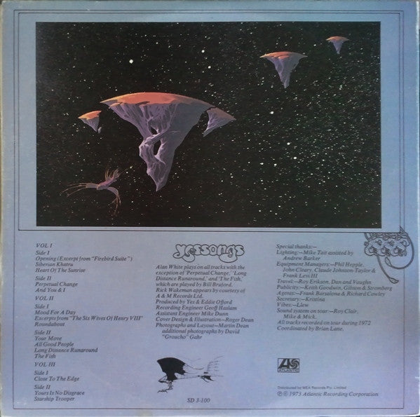 Yes : Yessongs (3xLP, Album)