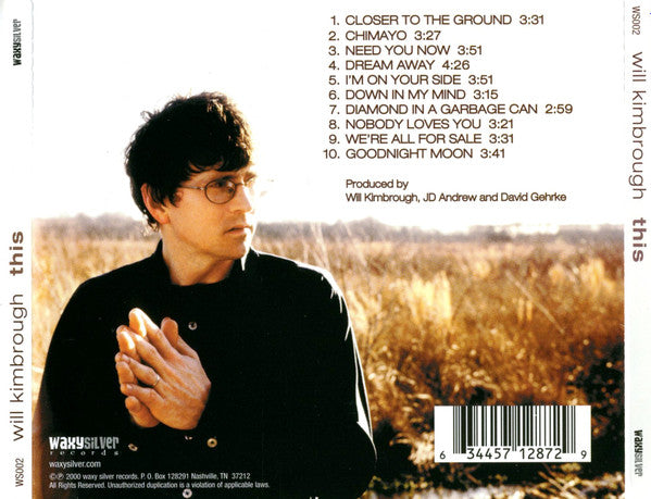 Will Kimbrough : This (CD, Album)