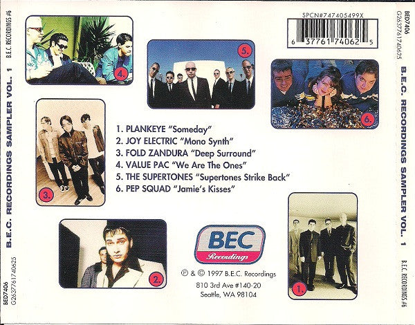 Various : BEC Recordings Sampler Volume One (CD, Smplr)