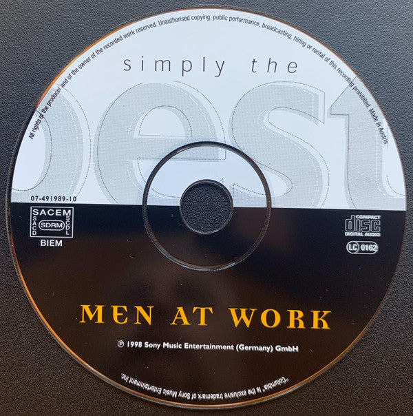 Men At Work : Simply The Best (CD, Comp)