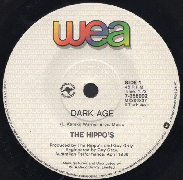 Hippos : Dark Age (7", Single)