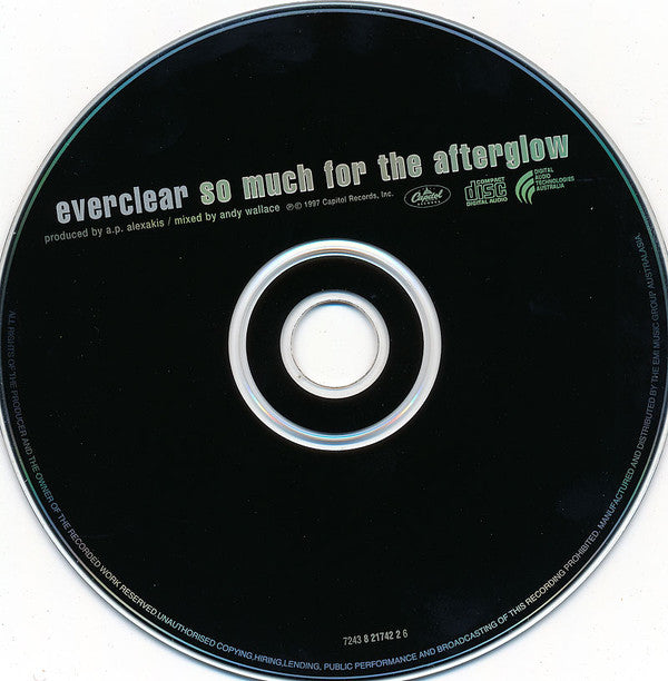 Everclear : So Much For The Afterglow (CD, Album, Car)