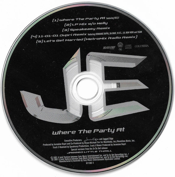 Jagged Edge (2) : Where The Party At (CD, Single)