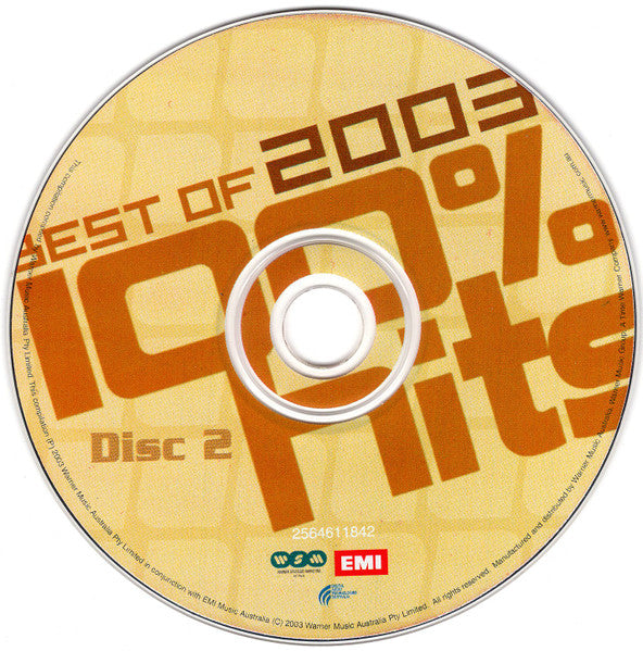 Various : 100% Hits: Best Of 2003 (2xCD, Comp)