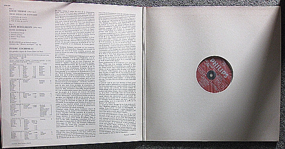 Pierre Cochereau, Vierne*, Boellmann* : Vierne: Trois Pieces De Fantasie / Boellmann: Suite Gothique / Elevation - Pierre Cochereau Aux Grandes Orgues De Notre-Dame De Paris (LP)