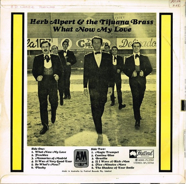 Herb Alpert & The Tijuana Brass : What Now My Love (LP, Album)
