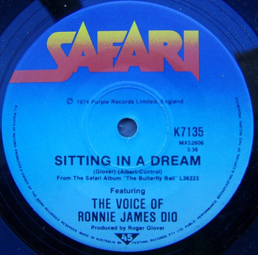 Roger Glover Featuring The Voice Of Ronnie James Dio : Love Is All (7", Single)