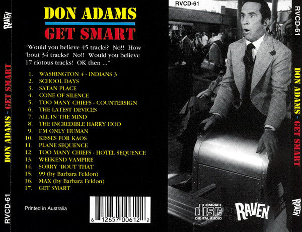 Don Adams (2) : Get Smart (CD, Album)