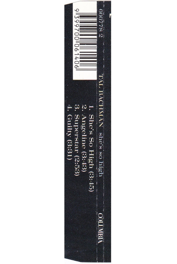 Tal Bachman : She's So High (CD, Single)