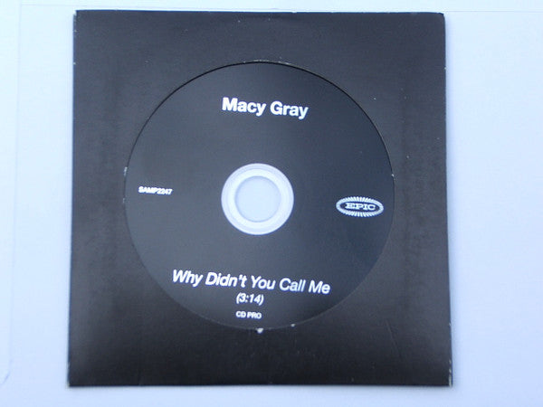 Macy Gray : Why Didn't You Call Me (CD, Single, Promo)