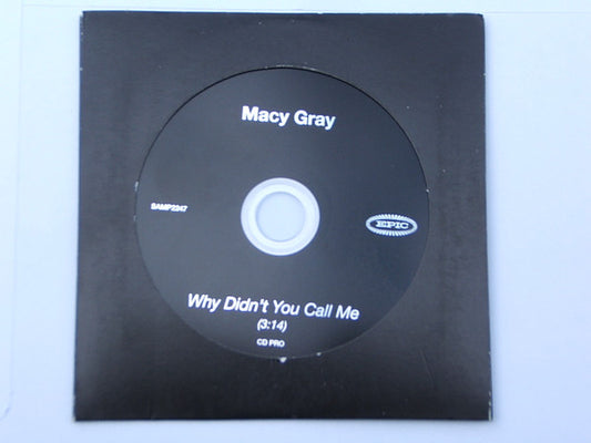 Macy Gray : Why Didn't You Call Me (CD, Single, Promo)
