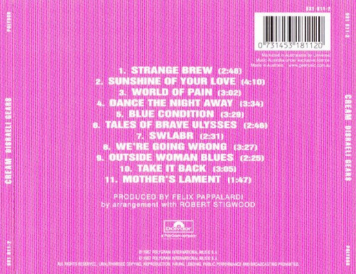 Cream (2) : Disraeli Gears (CD, Album, RE, RM)