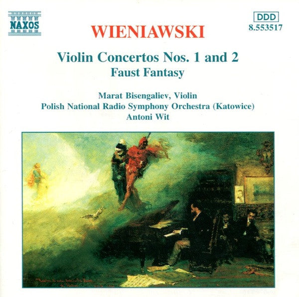 Wieniawski*, Marat Bisengaliev, Polish National Radio Symphony Orchestra (Katowice)*, Antoni Wit : Violin Concertos Nos. 1 And 2 / Faust Fantasy (CD, Album)