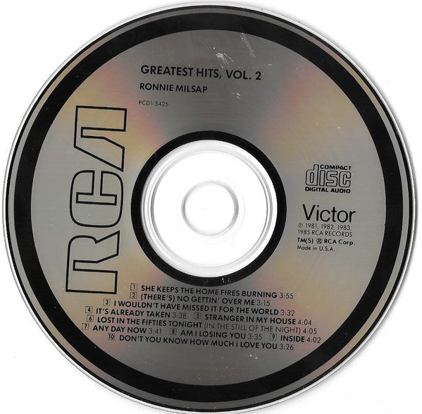 Ronnie Milsap : Greatest Hits, Vol. 2 (CD, Comp)