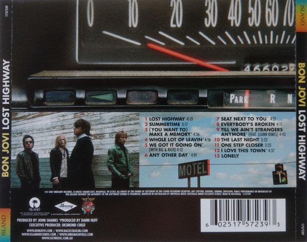 Bon Jovi : Lost Highway (2xCD, Album, Sli)