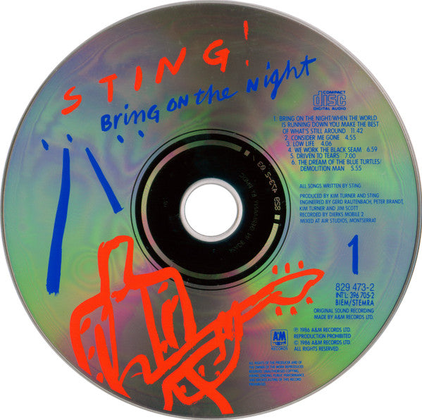 Sting : Bring On The Night (2xCD, Album, RE, RP, PMD)