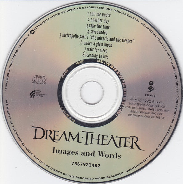 Dream Theater : Images And Words (CD, Album, RE)