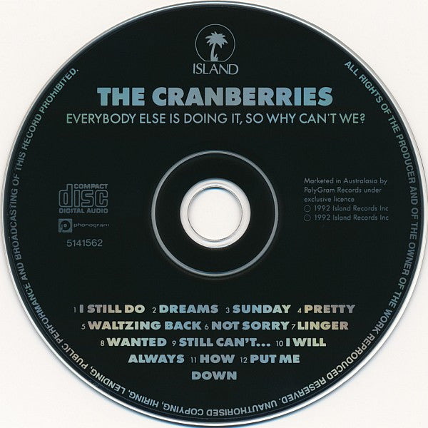 The Cranberries : Everybody Else Is Doing It, So Why Can't We? (CD, Album)