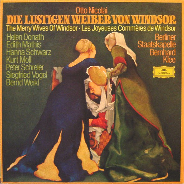 Otto Nicolai - Helen Donath, Edith Mathis, Hanna Schwarz, Kurt Moll, Peter Schreier, Siegfried Vogel, Bernd Weikl - Staatskapelle Berlin With Bernhard Klee : Die Lustigen Weiber Von Windsor (Komische Oper In Drei Akten) (3xLP, Album + Box, Ltd)