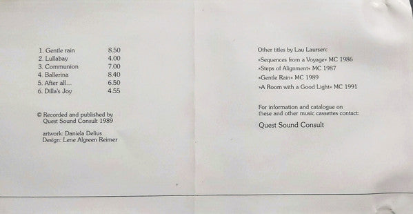 Lau Laursen : Gentle Rain (CD, Album)