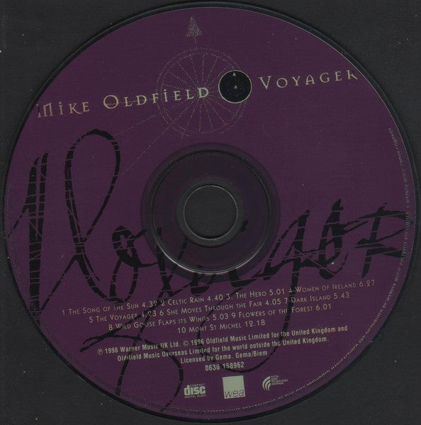 Mike Oldfield : Voyager (CD, Album)
