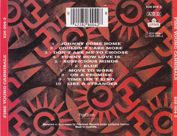 Fine Young Cannibals : Fine Young Cannibals (CD, Album)