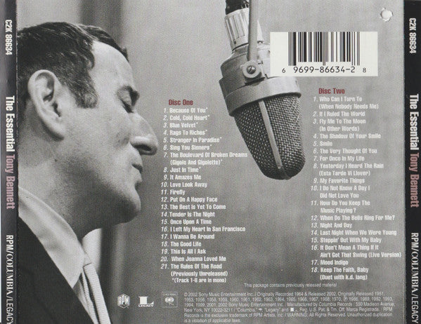 Tony Bennett : The Essential Tony Bennett (2xCD, Comp)