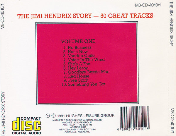 Jimi Hendrix : The Jimi Hendrix Story (4xCD, Comp)