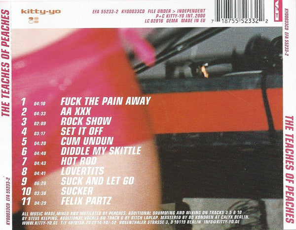 Peaches : The Teaches Of Peaches (CD, Album)