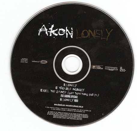Akon : Lonely (CD, Single, Enh)